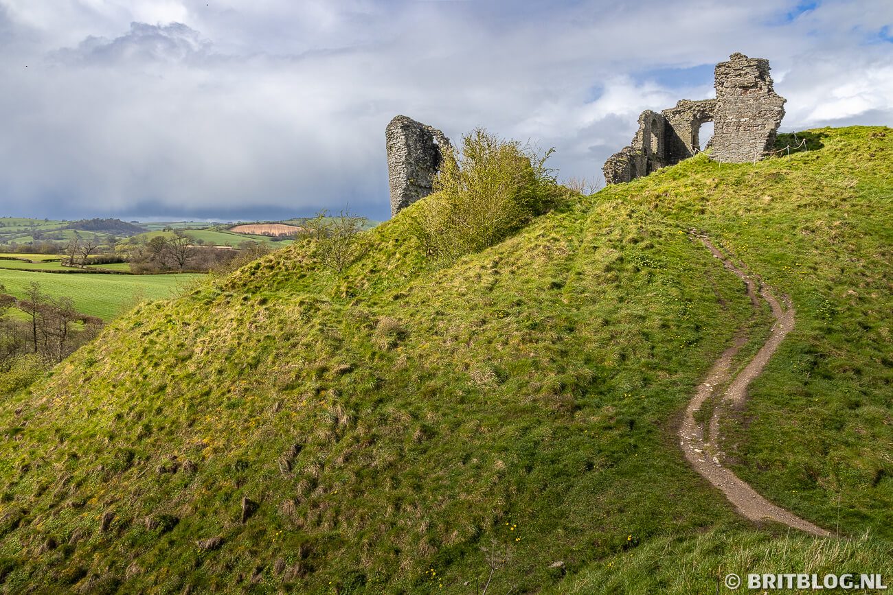 Clun Castle in Shropshire
