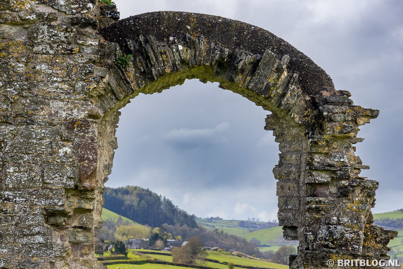 Clun Castle in Shropshire