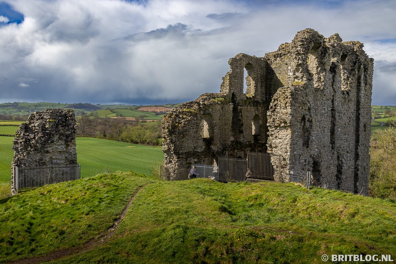 Clun Castle in Shropshire