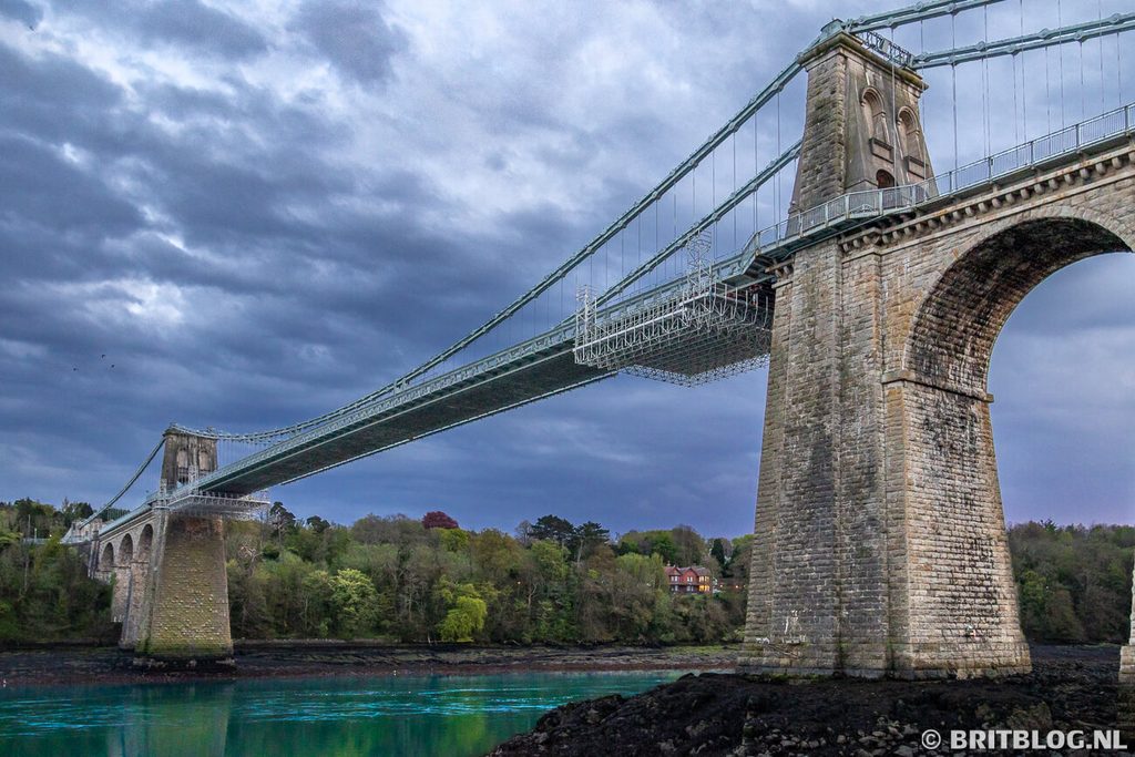 Menai Suspension Bridge Anglesey Noord Wales 1