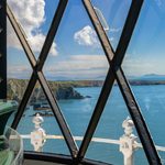 Anglesey gezien vanuit de vuurtoren van South Strack.