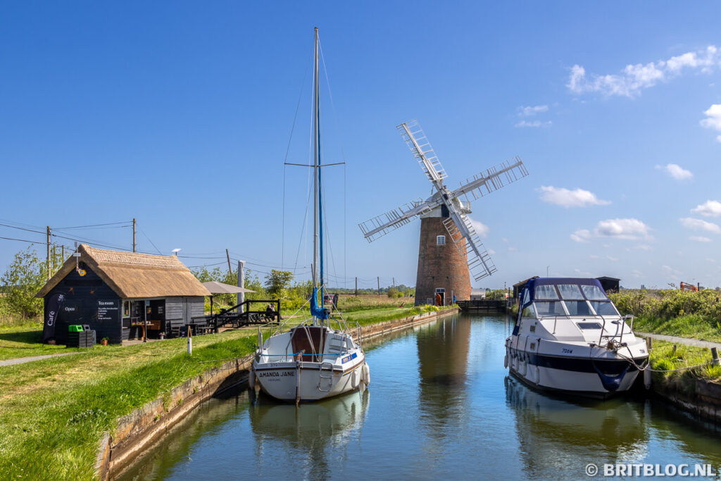 Horsey Windpump, The Broads National Park, Norfolk, Engeland